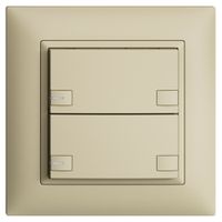 Pulsante KNX RGB INC EDUE FMI, 250mW, c.LED RGB, 2×pulsante, C.2×T., van