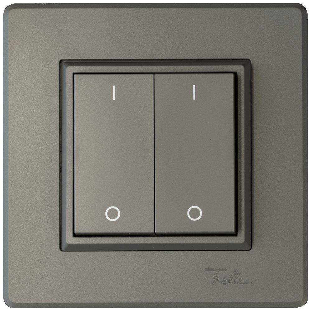 AP-Funktaster ALADIN EnOcean EDIZIO.liv 4K/2T I/O batterielos dunkelgrau