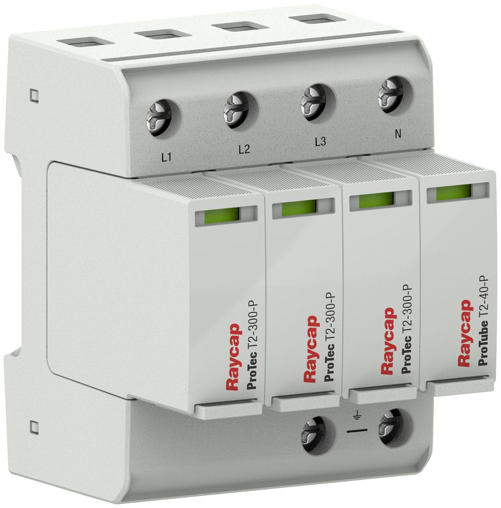 REG-Überspannungsableiter ProTec T2-300-3+1, Typ 2, 3L/N 315A TN-S/TT