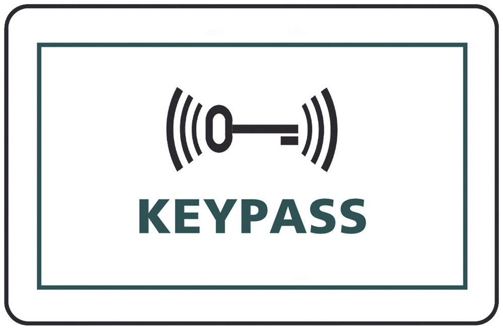 Transponder-Card Hager weiss, 3 Stück