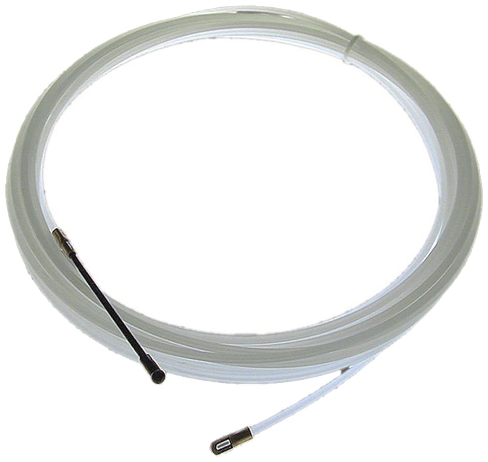 Tire-fil nylon avec ressort 2 œillets dévissables 10m