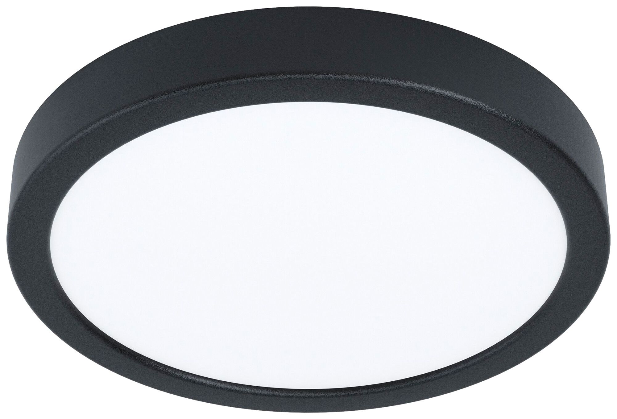 LED-Deckenleuchte Eglo FUEVA 14W 0…1400lm 2700…6500K IP44 DIM Ø211×25mm schwarz