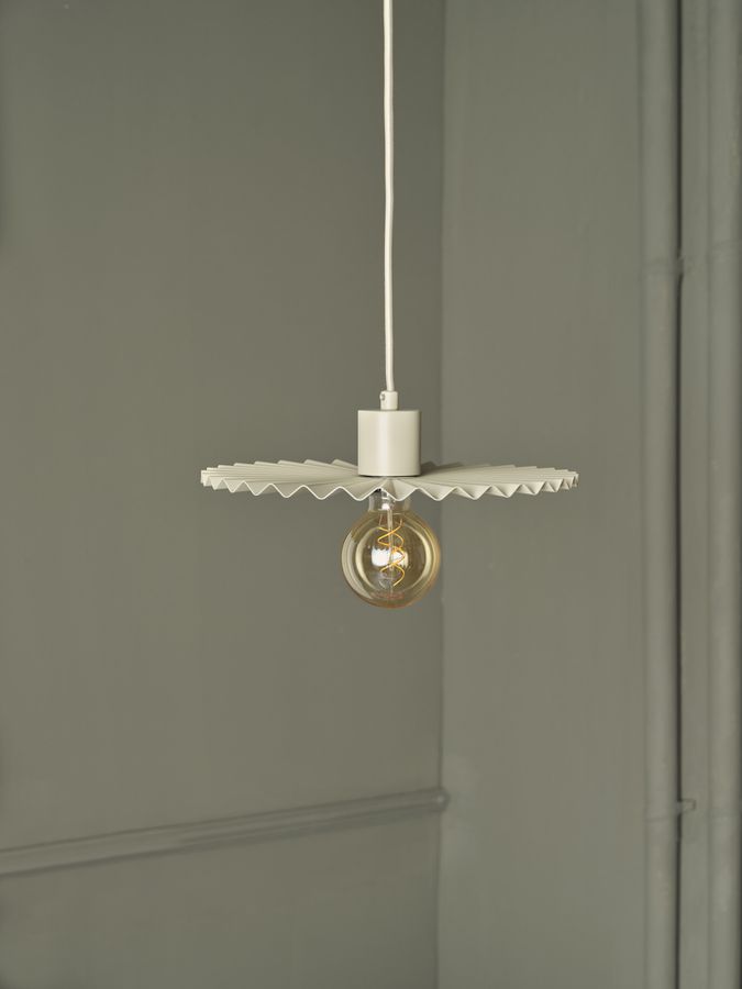 Pendelleuchte LEDVANCE Decor Plisse E27 1×15W Ø295mm beige