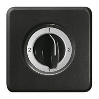 UP-Frontset FH 2-1-2-1 schwarz für Drehschalter