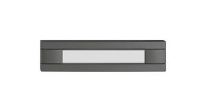 Poussoir 1/8 EDIZIO.liv SNAPFIX® p.KNX&UNI s.LED a.étiquette comm.2touch.grf