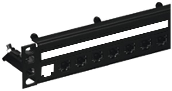 Verteilerplatte RJ45 ITT 24 Bu grau