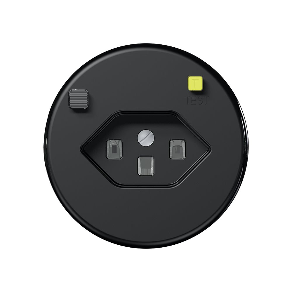 Prise FI ENC CLASSIC E T23 30mA noir