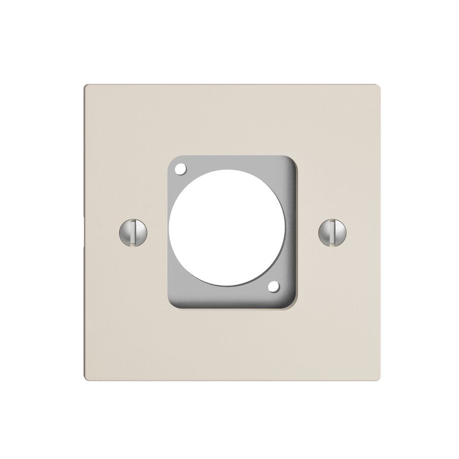 Montageset für XLR-Dose EDIZIOdue crema