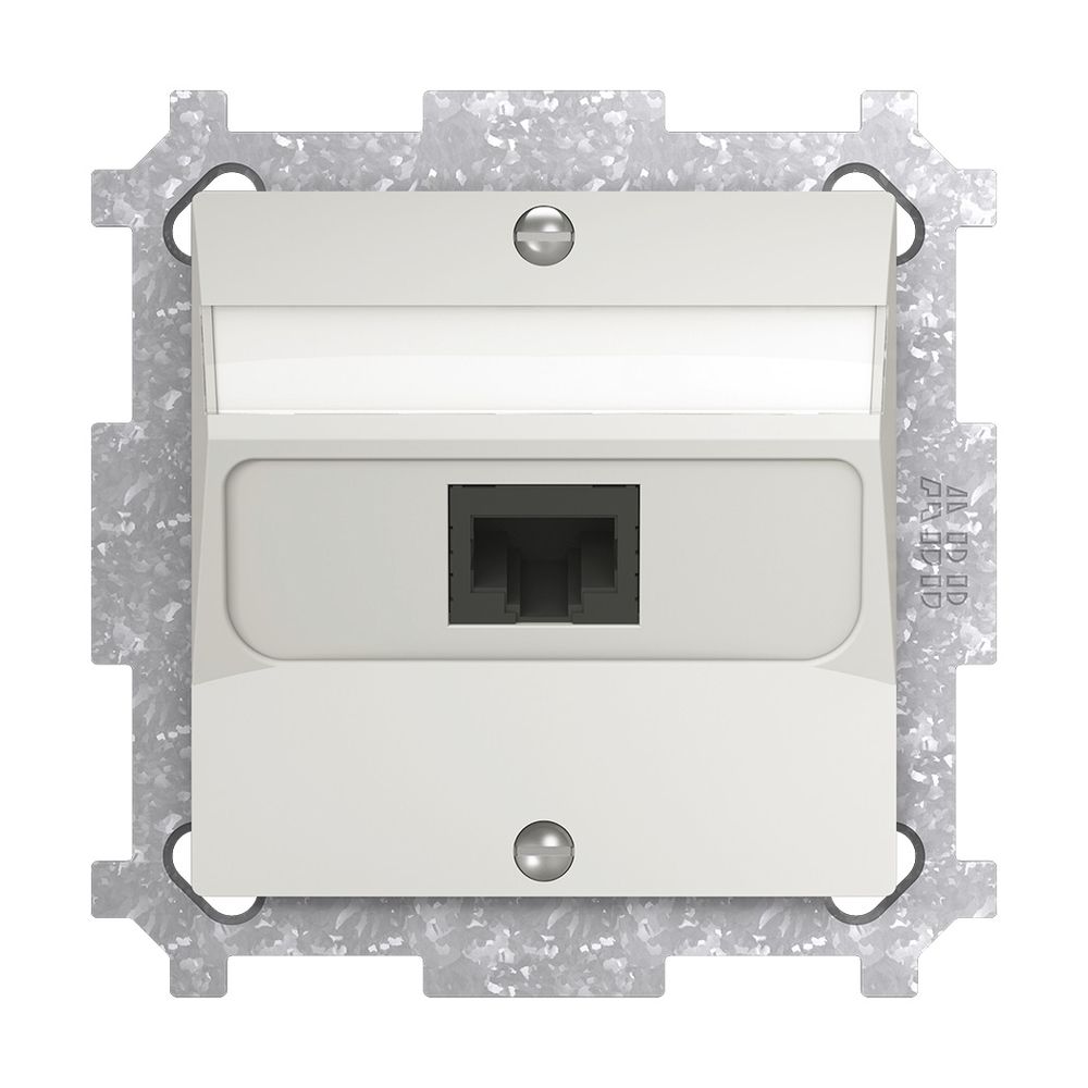 Prise de raccordement ENC SIDUS Z 1RJ45 blindé blanc