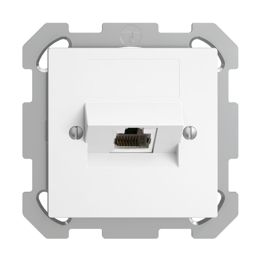 Prise ENC 1×RJ45/s 8P ITplus EDIZIOdue blanc
