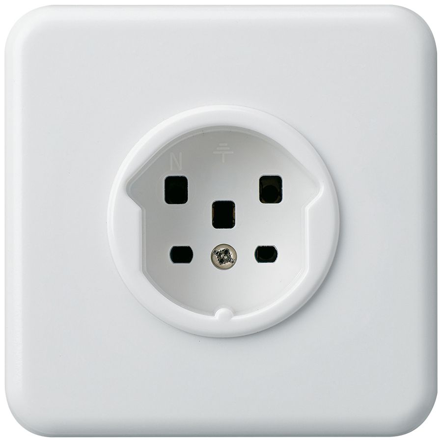 Presa T25 INC basico BMI bianco