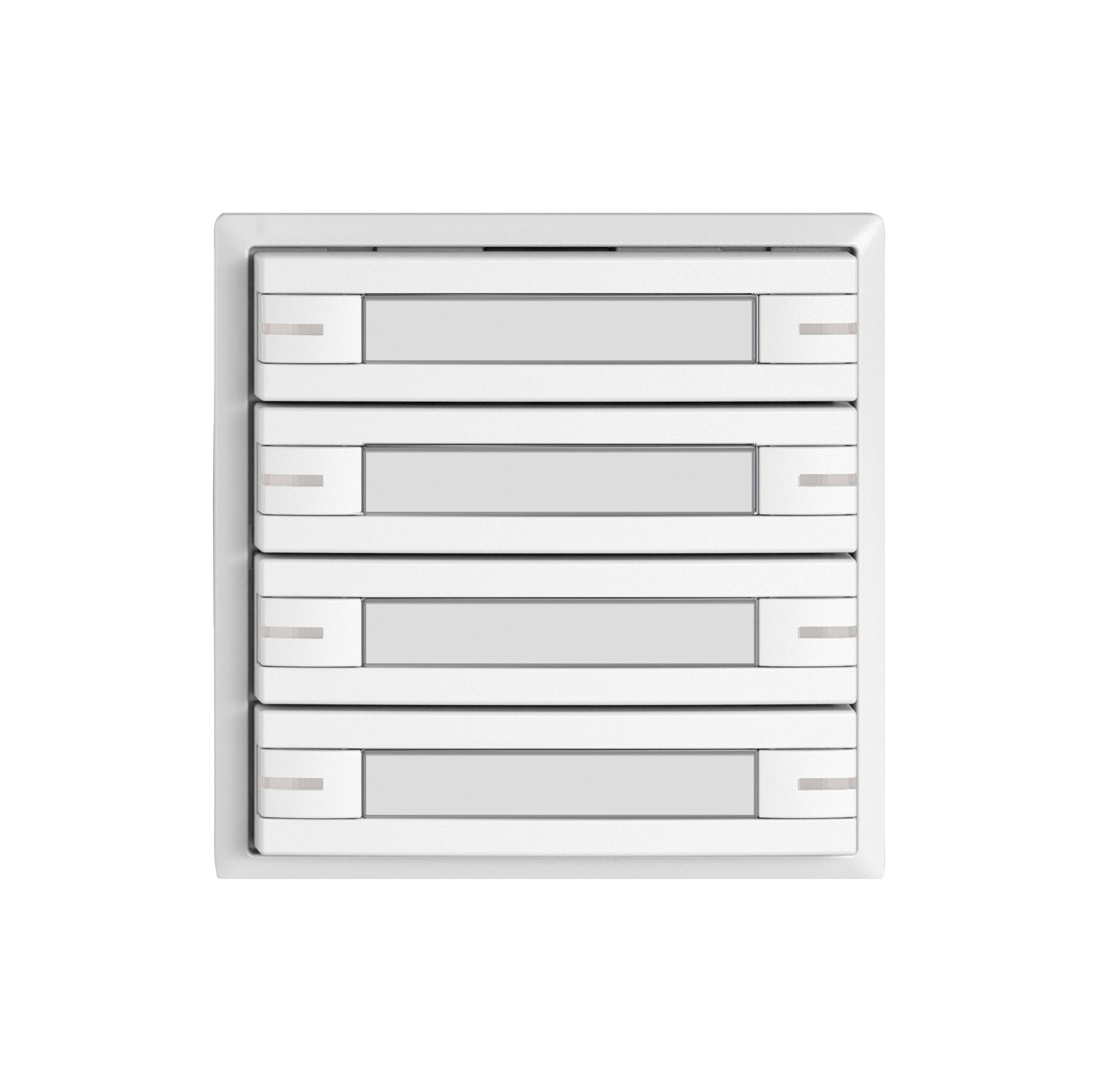 Poussoir KNX RGB EDIZIO.liv SNAPFIX® capteur temp.RGB-LED étiqu.8×com.1T bc