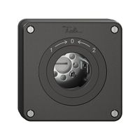 Contact pivotant NUPU NEVO, sans cylindre, KS, 1->0<-2, noir