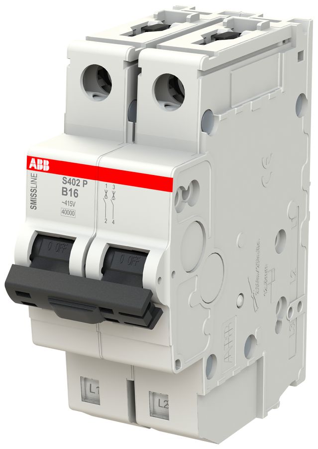 Disgiuntore SMISSLINE TP, 2L, B, 16A, 40kA