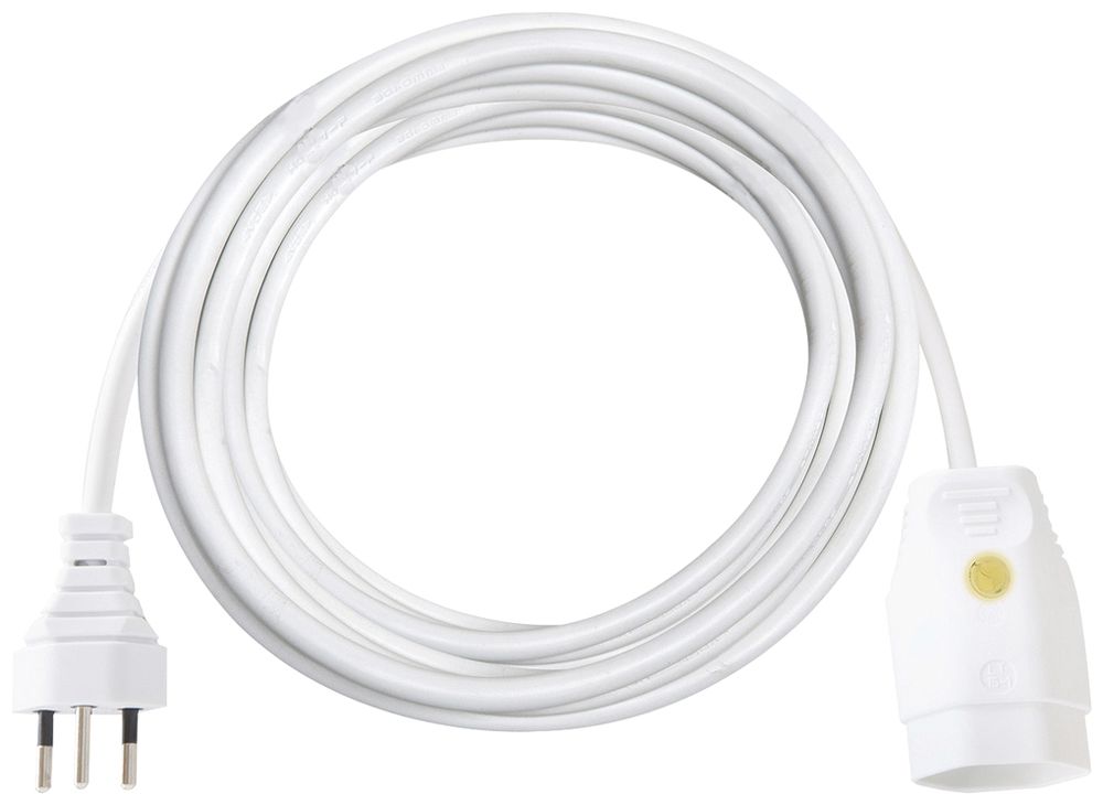 Cavo di prolunga Brennenstuhl PVC 10A 230V 3×1mm² T12/T13 c.luce 3m bi