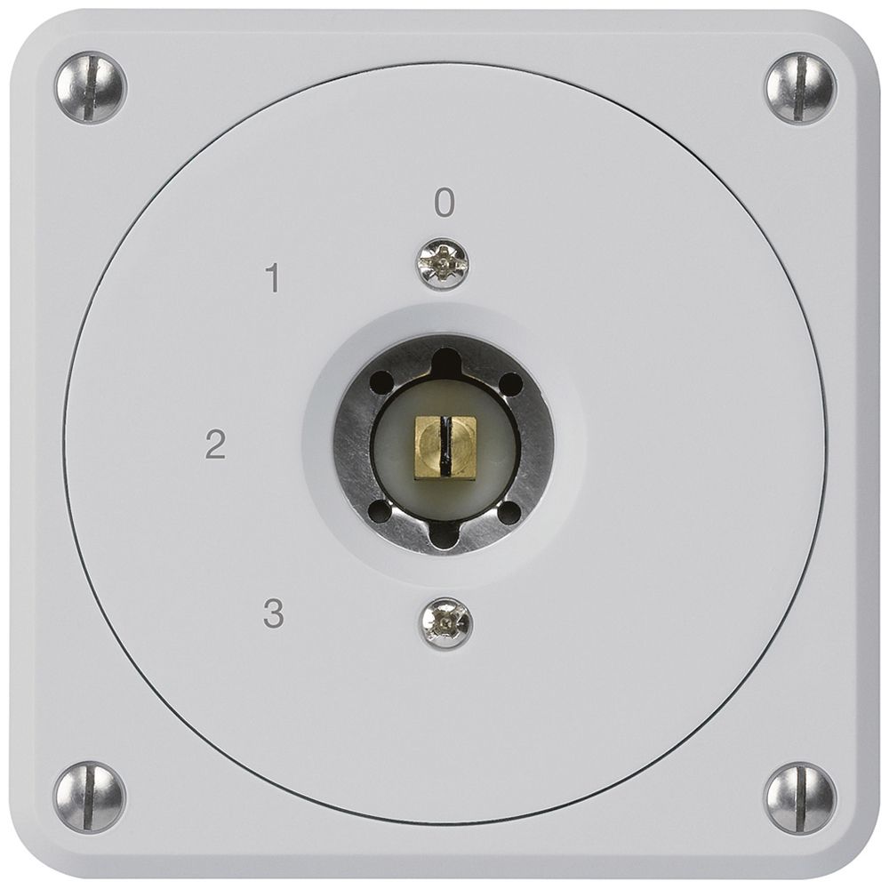 Interrupteur à clé carrée ENC robusto sans clapet 5/1P gris combi