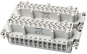 Buchseeinsatz B48 0.5…2.5mm² 20…14AWG, mit Drahtschutz 25…48