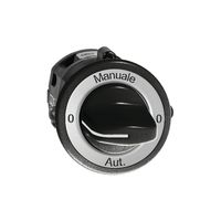 UP-Drehschalter 0-Manuale-0-Aut.FH 2/1P schwarz mit Drehgriff