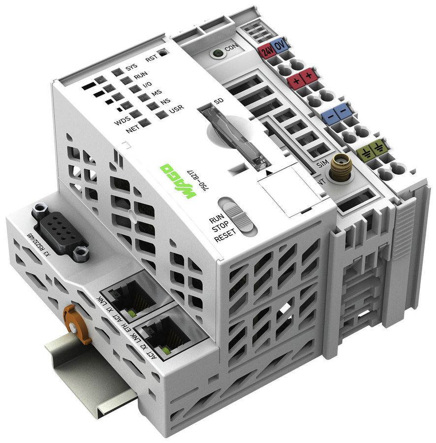 REG-Controller WAGO PFC200 2×ETHERNET RS-232/-485 4G