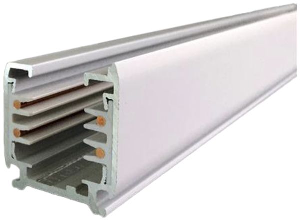 Binario trifase DOTLUX, 1000mm, bianco opaco