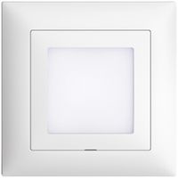 UP-Frontset EDIZIOdue weiss 88×88mm für LED-Leuchte