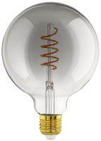 LED-Lampe Eglo CONNECT.Z E27 4W 2000K G125 klar schwarz Bt/BLE DIM Ø125×172mm