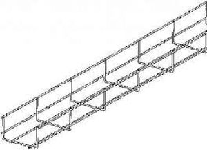 Canale a griglia 100×60mm 3.5mm zincato a caldo a immersione