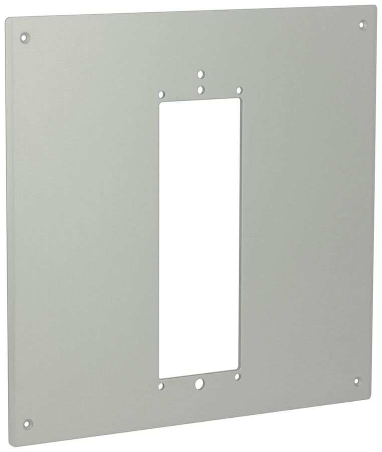 Cadre de recouvrement LINEA 5000 1×3 vertical 418×405mm aluminium
