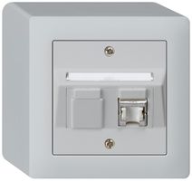 AP-Dose kallysto Kat.6 1RJ45/s hellgrau