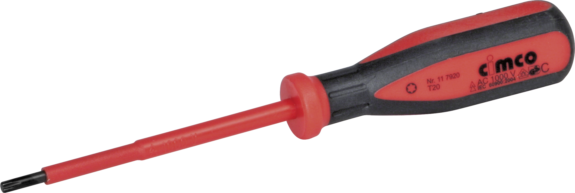 Tournevis Torx T20×100mm VDE 1000V 195mm