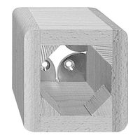 AP-Hartholzrahmen Gr.I lackiert 90×90×60mm für UP-App.