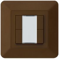 Tasto INC kallysto.trend KNX 4×s/e-link marrone