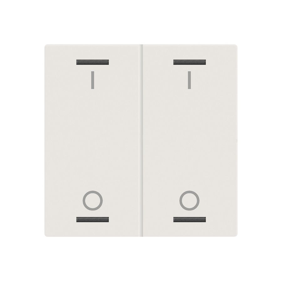 Bascule MDT BE-TAL60W211.B1 1t/4a p.touches tactiles blanc mat "I/O"