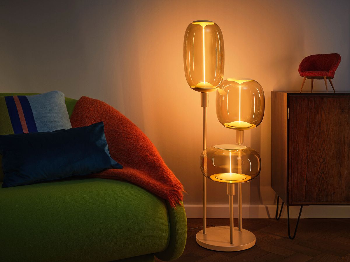 Lampada LED Osram Vintage 1906 E27 2.5W 120lm 827 Ø300×210mm ambra