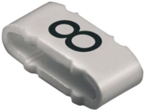 Kabelmarkierer Weidmüller CLI C MP für Ø10…317mm 4×11.3mm Aufdruck: 8, grau
