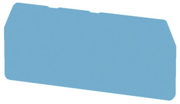 Paroi de fermeture/intermédiaire Weidmüller ZAP/TW ZDU1.5/3AN 63.5×28.9mm bleu