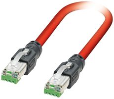 Câble patch RJ45 Phoenix Contact VS-PNRJ45 cat.5 SF/TQ 1×4 0.3m rouge IP20