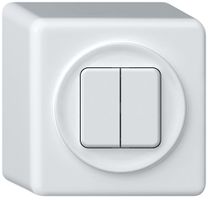 AP-Taster KNX origin 2×Tasten weiss
