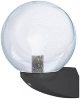 Applique ALC avec verre à bulles, noir