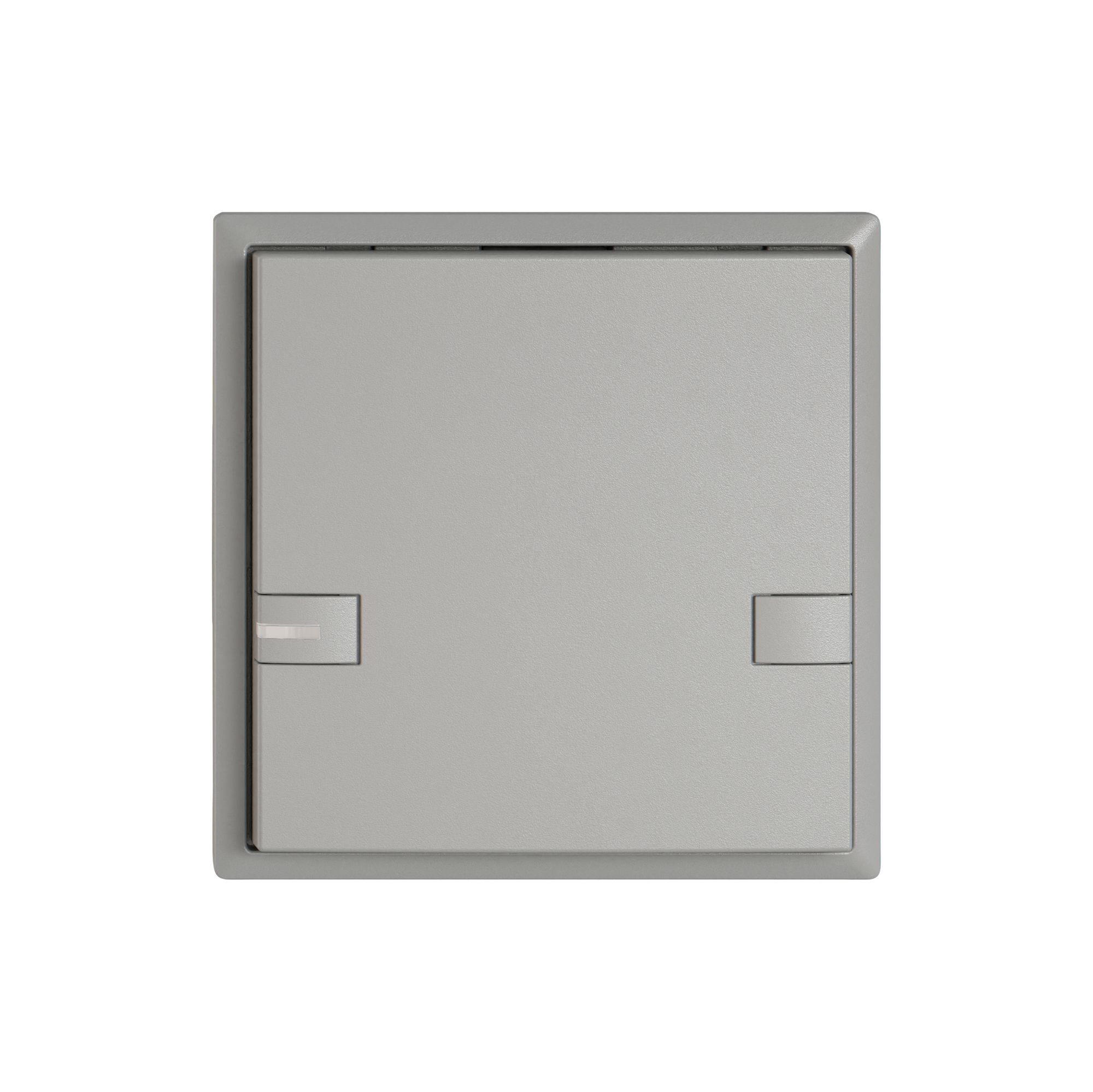 Pulsante universale EDIZIO.liv UNI SNAPFIX® 5…48V c.LED blu 1× com.2T grc