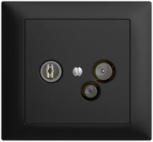 EB-Datendose TV-R DD04 5…65MHz EDIZIOdue schwarz