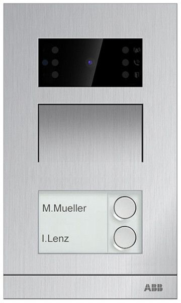 AP-Aussenstation Video ABB Welcome IP H81316P2-A Mini 2×Taste 24VDC IP54