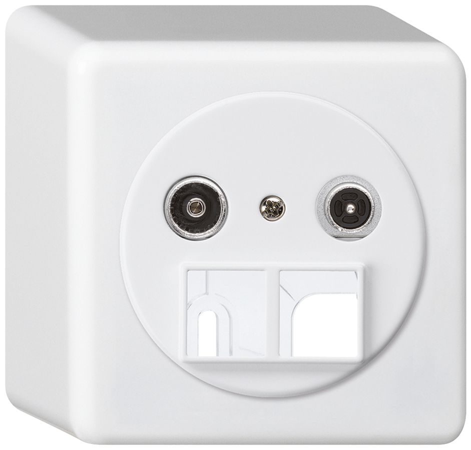 AP-Multimediadose basico TV-R 4dB 2GHz weiss