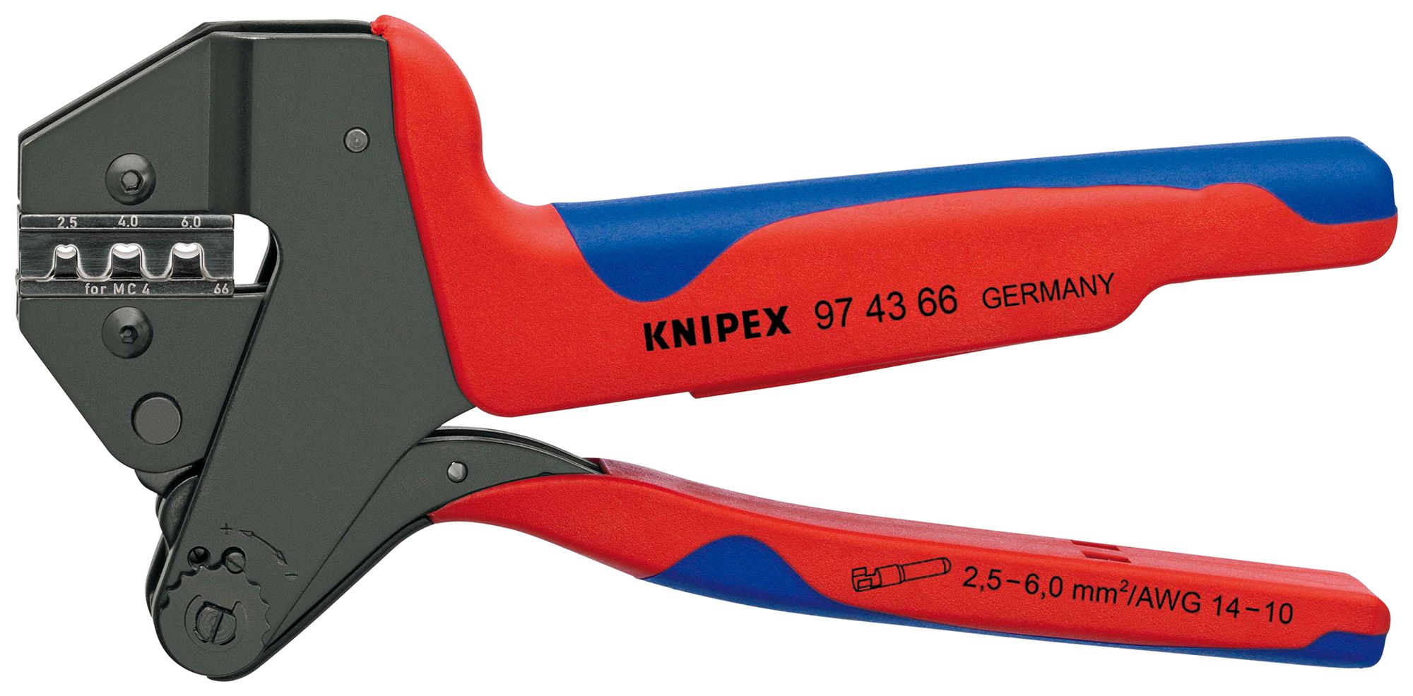 Pinza di serraggio KNIPEX 200mm 2.5/4/6mm²