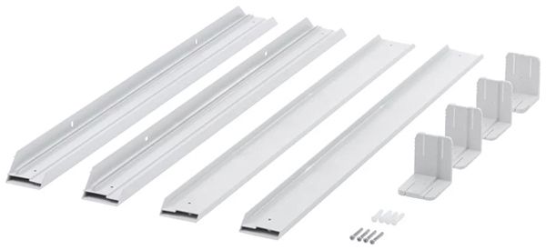 Anbaurahmen Philips SlimBlend RC332Z Aluminium 639×639×52mm weiss