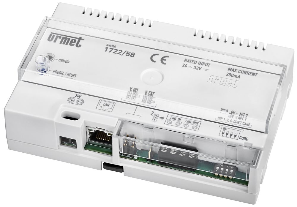 Dispositif de renvoi d'appel AMD Urmet 2VOICE p.4 smartphones/tablettes 24/33VDC