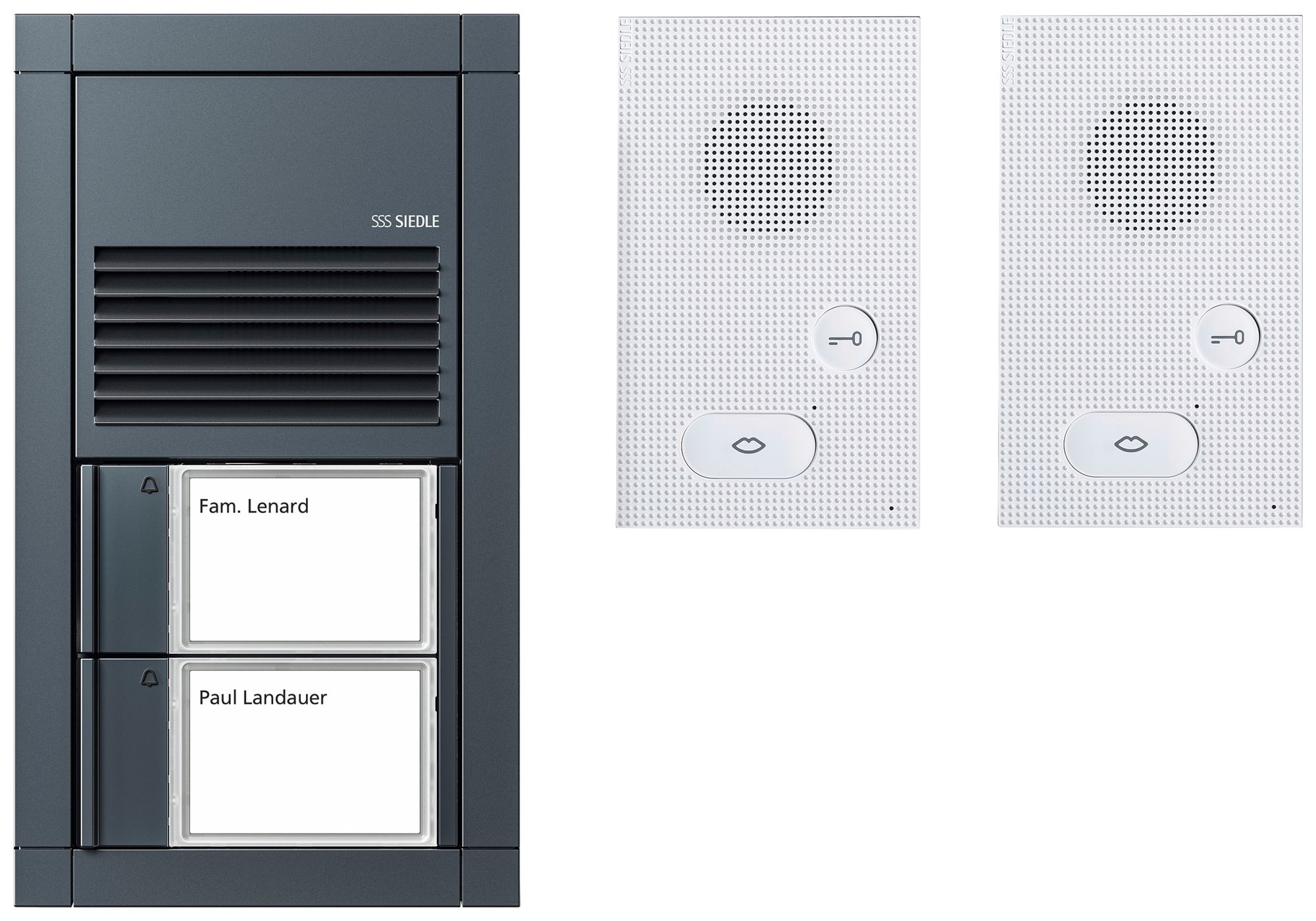 Türsprech-Set Audio Siedle Vario 2 Bus-System weiss