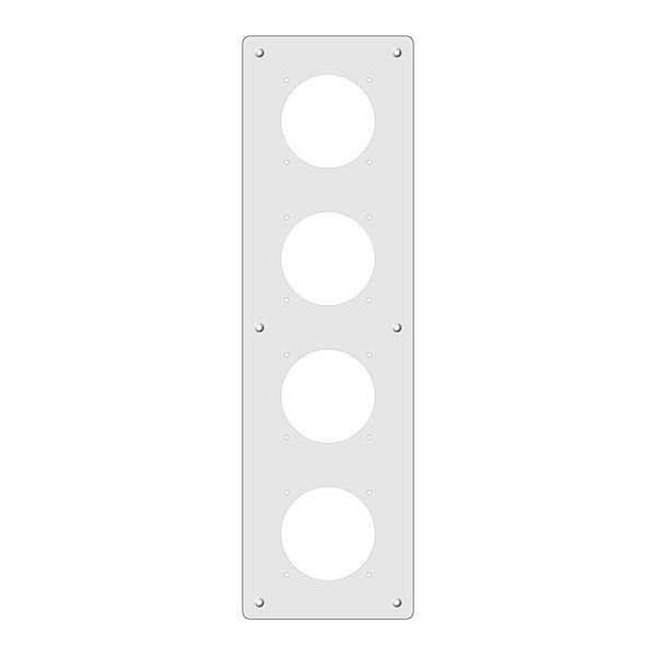 Plaque de montage FH 4×1 GV