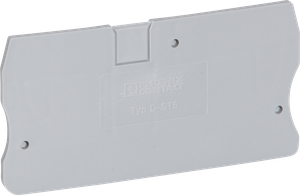 Abschlussdeckel zu ST 6 grau