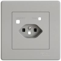 Kit de montage ENC EDIZIO.liv SNAPFIX® p.prise de protection T23 shutter grc